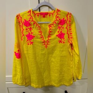 Lilly Pulitzer linen blouse
